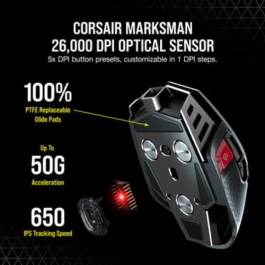 Corsair M65 RGB Ultra trådløs gamingmus