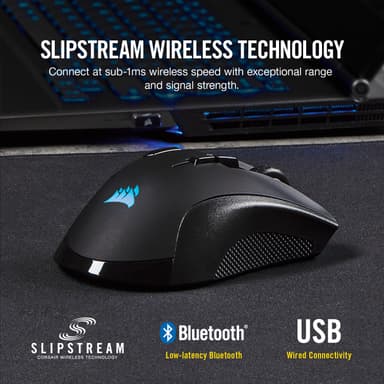 Corsair Ironclaw RGB trådløs gamingmus