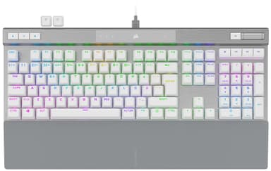 Corsair K70 PRO RGB mekanisk gamingtastatur (hvit)