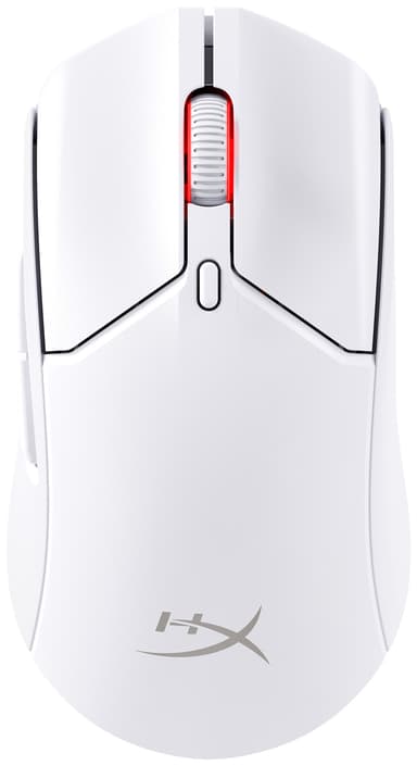 HyperX Pulsefire Haste 2 trådløs gamingmus (hvit)