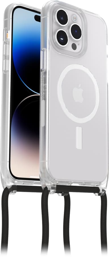 OtterBox React Necklace iPhone 14 Pro Max MagSafe deksel (transparent)
