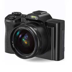 Digitalkamera 5K/48MP/16X zoom, 3,5 tommers skjerm og WiFi