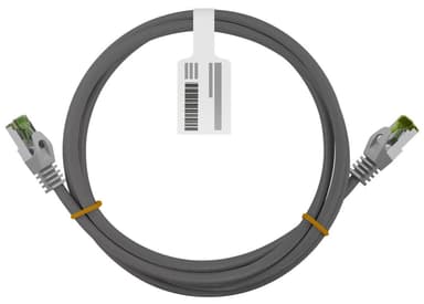 Goobay GHMT-sertifisert CAT 8.1 patchkabel, S/FTP (PiMF), grå