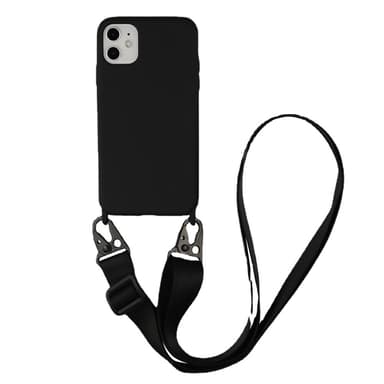 TPU telefondeksel med snor Sort iPhone 13 Pro Max