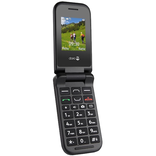 Doro PhoneEasy 609 mobiltelefon (sort)