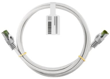 Goobay RJ45 patchkabel med CAT 8.1 S/FTP råkabel, AWG 26, hvit