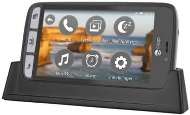 Doro 8030 smarttelefon (sort/stål)