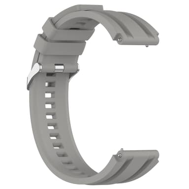 Silikonarmbånd 22 mm Grå