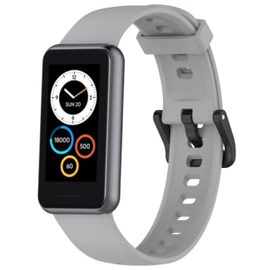 Silikonarmband Grå Realme Band 2