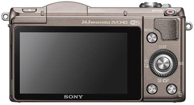 Sony Alpha A5100 kamera m/16-50 mm objektiv (titan)