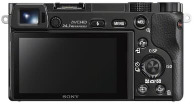 Sony A6000 systemkamera m/16-50mm PZ-objektiv (sort)