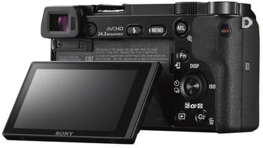 Sony A6000 systemkamera m/16-50mm PZ-objektiv (sort)