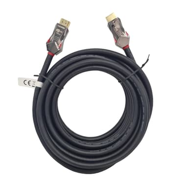 NÖRDIC-SERTIFISERT KABLER 5m Ultra High Speed ​​​​HDMI 2.1 8K 60Hz 4K 120Hz 48Gbps Dynamic HDR eARC VRR Nylonflettet kabel Gullbelagte kontakter