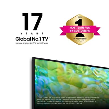 Samsung 85" CU8075 4K LED Smart TV (2023)