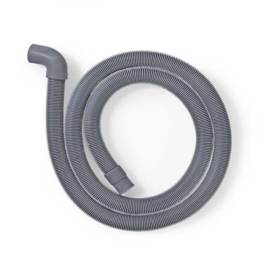Nedis Outlet Hose | 22 mm | 19 mm | 0.5 Bar | 60 °C | 1.50 m | Bruksområde: Dish / Washing Machine | Grå