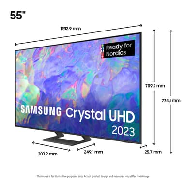 Samsung 55" CU8575 4K LED Smart TV (2023)