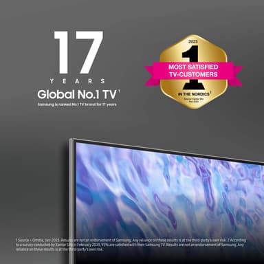Samsung 75" Q80C 4K QLED Smart TV (2023)
