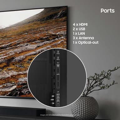 Samsung 75" Q80C 4K QLED Smart TV (2023)