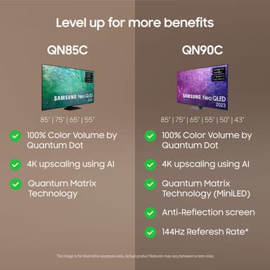 Samsung 55" QN85C 4K Neo QLED Smart TV (2023)