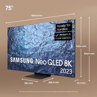 Samsung 75" QN900C 8K Neo QLED Smart TV (2023)