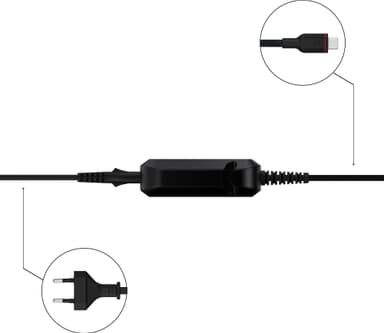 Unisynk 65W USB-C lader til bærbar PC