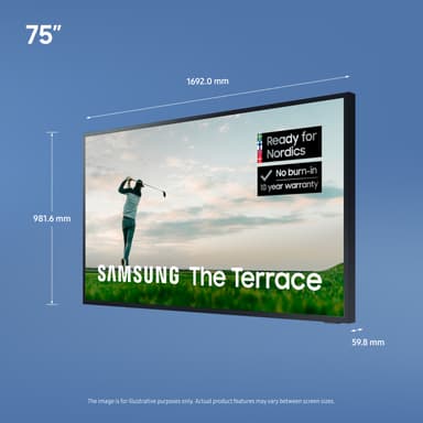 Samsung 75" LST7T The Terrace 4K QLED Smart TV (2023)