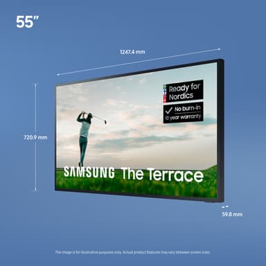 Samsung 55" LST7T The Terrace 4K QLED Smart TV (2023)