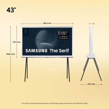 Samsung 43" LS01B The Serif 4K QLED Smart TV (2023)
