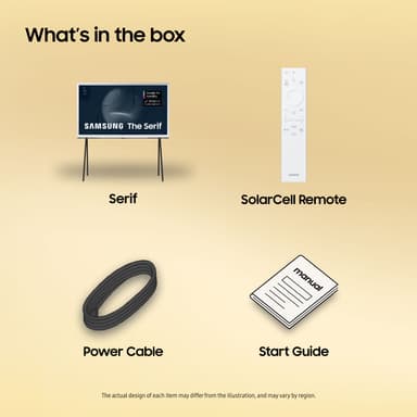 Samsung 50" LS01B The Serif 4K QLED Smart TV (2023) (hvit)