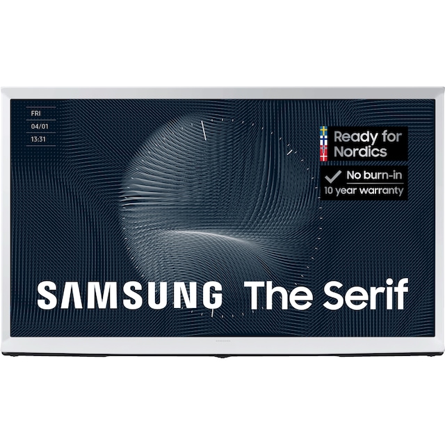 Samsung 50" LS01B The Serif 4K QLED Smart TV (2023) (hvit)
