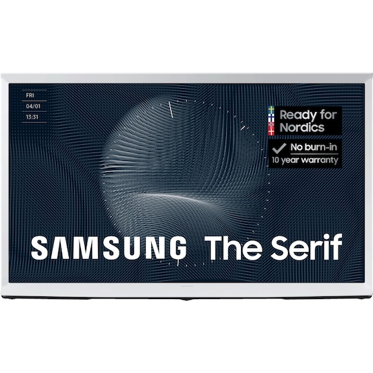 Samsung 50" LS01B The Serif 4K QLED Smart TV (2023) (hvit)