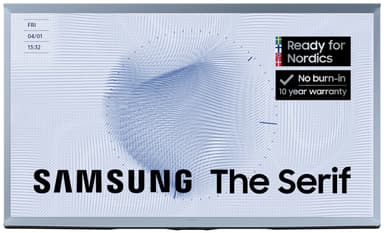 Samsung 55" LS01B The Serif 4K QLED Smart TV (2023) (blå)