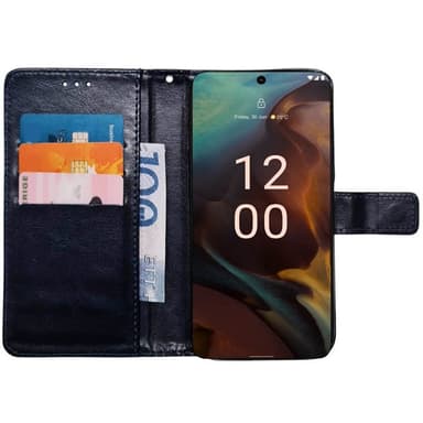 Lommebokdeksel 3-kort Nokia XR21 - Mørkeblå