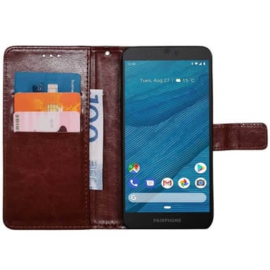 Lommebokdeksel 3-kort Fairphone 3 - Brun