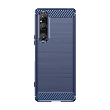 Børstet silikondeksel Sony Xperia 1 V - Blå
