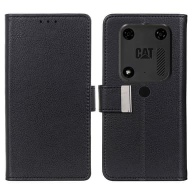 Lommebokdeksel 2-kort CAT S53 - Svart