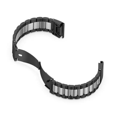 Rustfritt stål armbånd Garmin MARQ Athlete (Gen2) - Svart/sølv