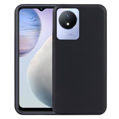 Silikondeksel Vivo Y02A - Svart