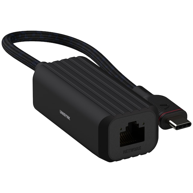 Unysink USB-C til Ethernet adapter 10379 (sort)