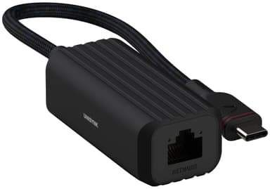 Unisynk USB-C til Ethernet adapter 10379 (sort)