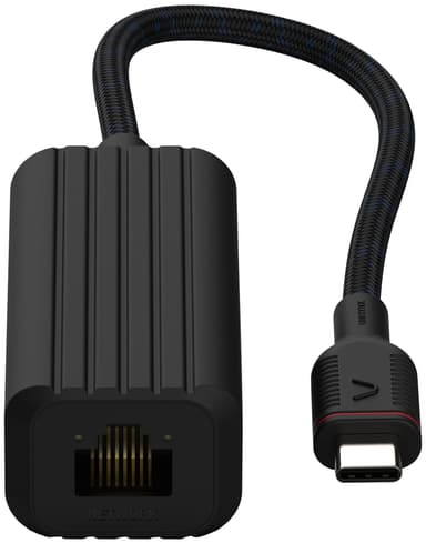 Unisynk USB-C til Ethernet adapter 10379 (sort)