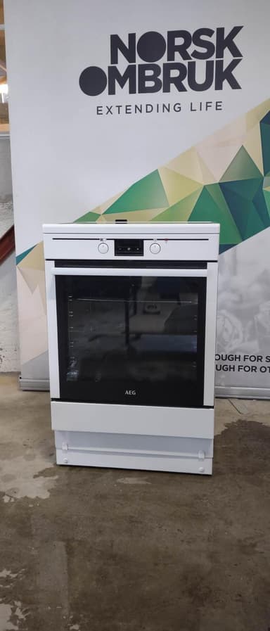 AEG induksjonskomfyr CIB6660BBW - brukt