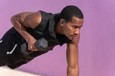 JLab Go Air Sport helt trådløse in-ear hodetelefoner (grafitt)