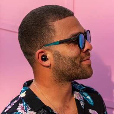 JLab Go Air Pop helt trådløse in-ear hodetelefoner (sort)