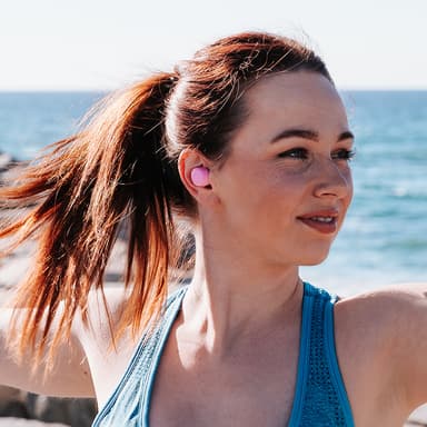 JLab Go Air Pop helt trådløse in-ear hodetelefoner (rosa)