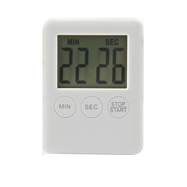 Kjøkkentimer Digital Hvit