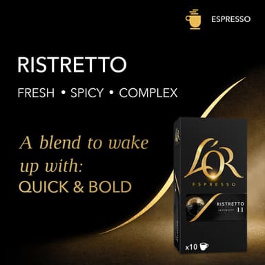 L'Or Espresso 11 Ristretto kaffekapsler (10-pk)