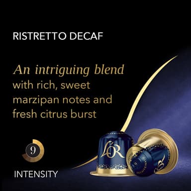 L'Or Ristretto Decaffeinato 9 kaffekapsler (10-pk)