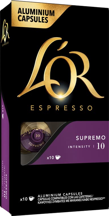L'Or Espresso 10 Supremo kaffekapsler (10-pk)
