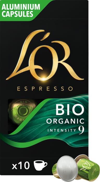 L Or Organic kaffekapsler (10-pk)